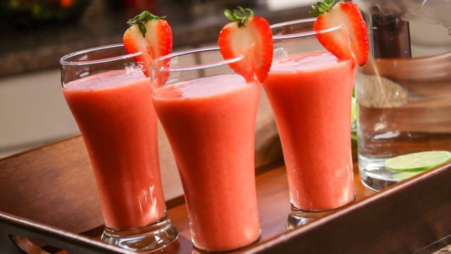 smoothie fragola e kiwi