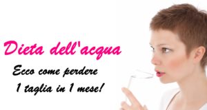 dieta dell'acqua