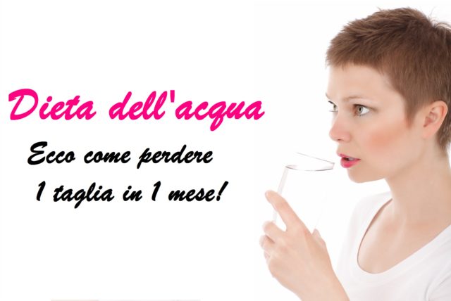 dieta dell'acqua