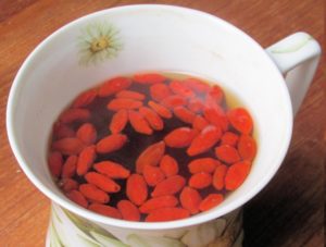 tisana alle bacche di goji