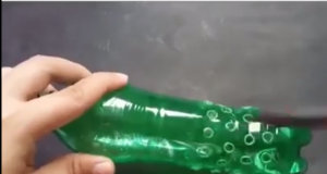 trasformare una bottiglia di plastica in un condizionatore