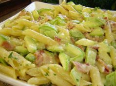 pasta zucchine e speck