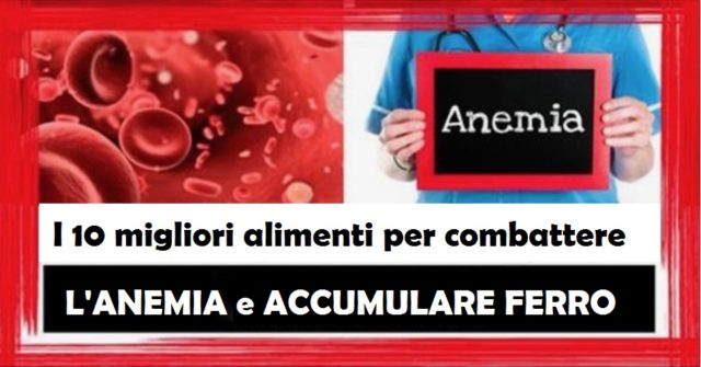 combattere l'anemia