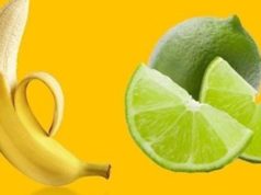 bevanda con limone e banana