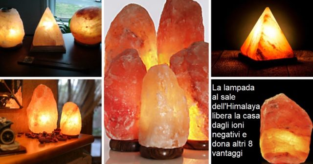 lampada al sale dell'Himalaya