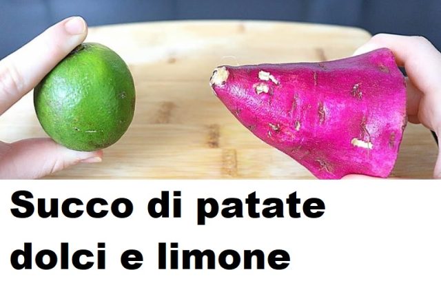 succo di patate dolci